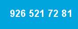 926 521 72 81 926 521 72 81